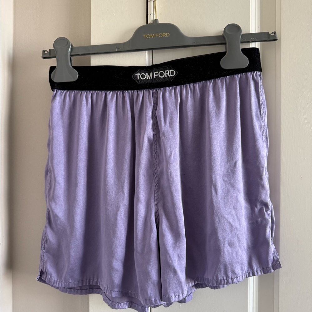 Tom Ford Purple Athletic Shorts Lightweight Silhouette
